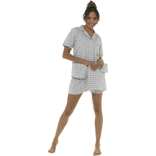 textil Mujer Pijama Foxbury 1709 Gris