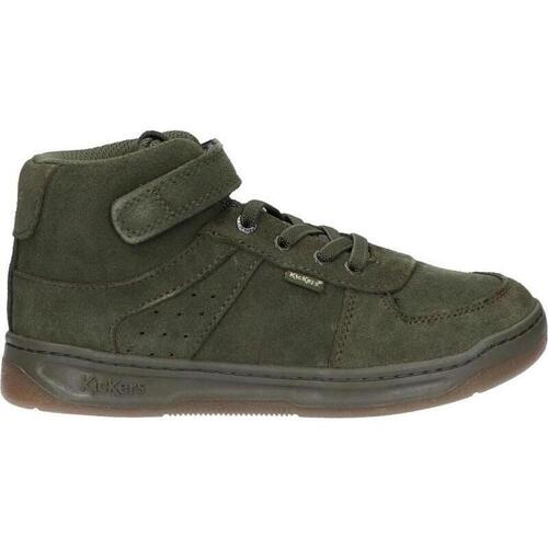 Zapatos Niño Botas de caña baja Kickers 910876-30 KICKALIEN Verde