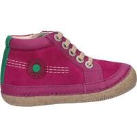 Zapatos Niños Botas de caña baja Kickers 928062-10 SONISTREET GOAT SUED Rosa