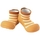 Zapatos Niños Pantuflas para bebé Attipas Stripes - Mustard Amarillo