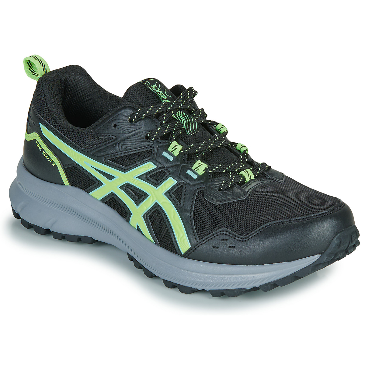 Zapatos Hombre Running / trail Asics TRAIL SCOUT 3 Negro / Verde