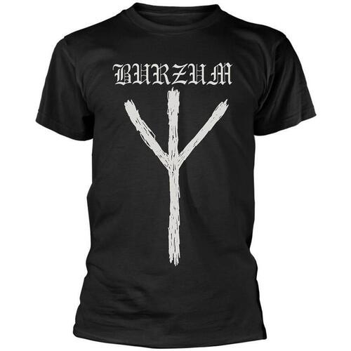 textil Camisetas manga larga Burzum Rune Negro