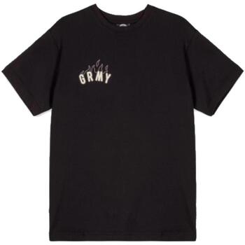 textil Hombre Camisetas manga corta Grimey Ga690 BLK Negro