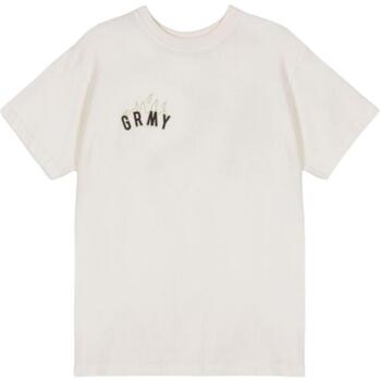 textil Hombre Camisetas manga corta Grimey Ga690 WHT Blanco