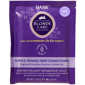 Belleza Acondicionador Hask Blonde Care Purple Toning Deep Conditioner 50 Gr 