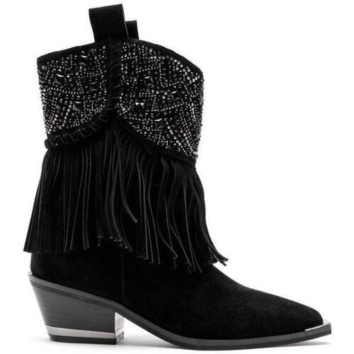 Zapatos Mujer Botines Alma En Pena I23500 Negro