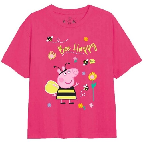 textil Niña Camisetas manga larga Dessins Animés Bee Happy Multicolor
