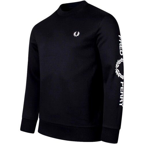 textil Hombre Sudaderas Fred Perry  Negro