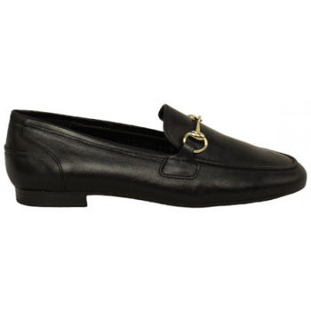 Zapatos Mujer Mocasín Lolas mocasin piel con estribo fabricado en españa Negro