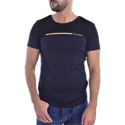 textil Hombre Camisetas manga corta Goldenim Paris 0707 - Hombres Azul
