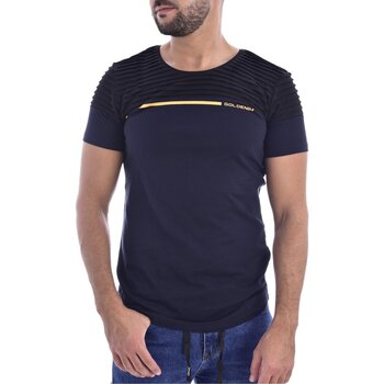 textil Hombre Camisetas manga corta Goldenim Paris 0705 - Hombres Azul