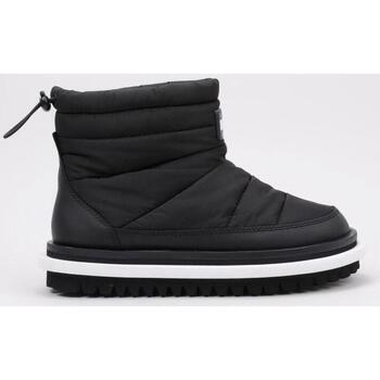 Zapatos Mujer Botas Tommy Hilfiger TJW PADDED FLAT BOOT Negro