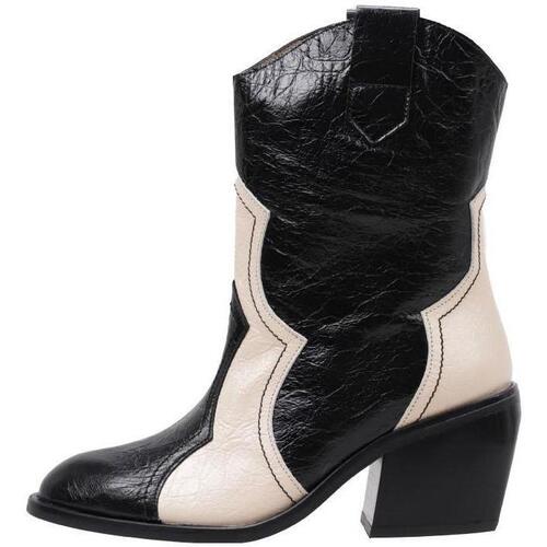 Zapatos Mujer Botas Wonders H-5821 Negro