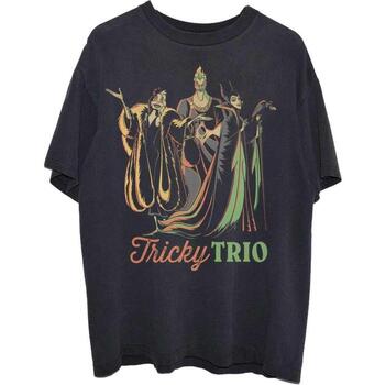 textil Camisetas manga larga Disney Tricky Trio Negro