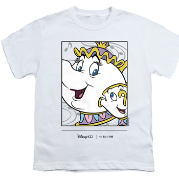 textil Niños Camisetas manga corta Dessins Animés  Blanco