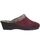 Zapatos Mujer Pantuflas Rohde 2465 Rojo