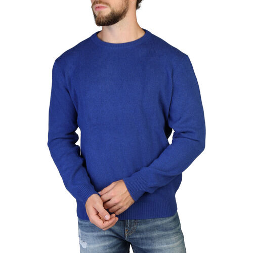 textil Hombre Jerséis 100% Cashmere - c-neck-m Azul