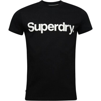textil Hombre Camisetas manga corta Superdry 223122 Negro