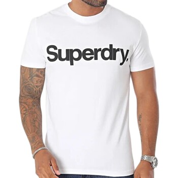 textil Hombre Camisetas manga corta Superdry 223126 Blanco