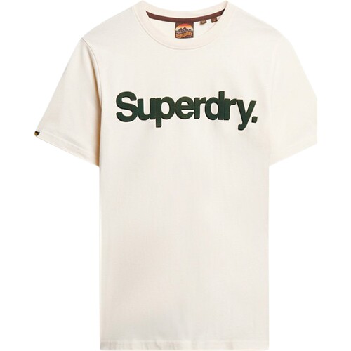 textil Hombre Camisetas manga corta Superdry 223247 Blanco