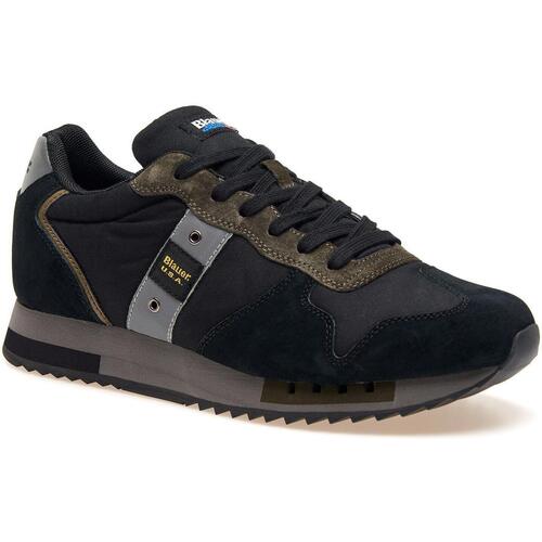 Zapatos Hombre Zapatillas bajas Blauer BLUAI24-F3QUEENS01-blk Negro