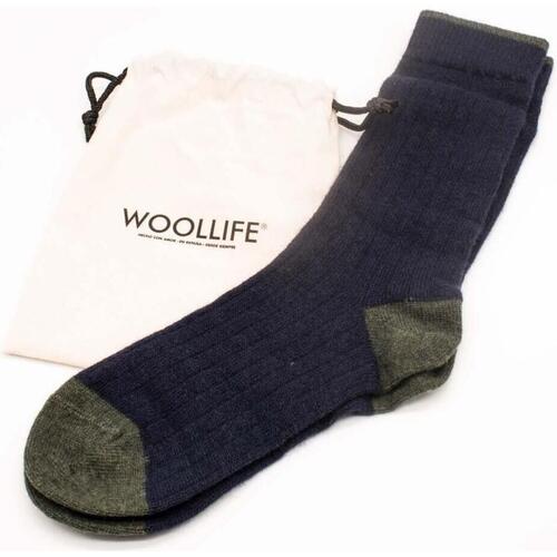 Ropa interior Calcetines Woollife Omega Cashmere Navy Azul