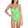 textil Mujer Bañadores Moschino A4985 4901 A0396 Green Verde