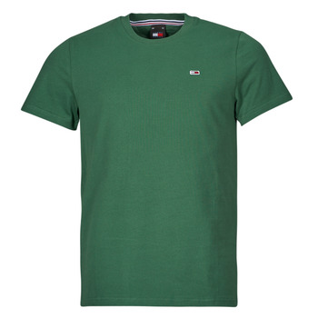 textil Hombre Camisetas manga corta Tommy Jeans TJM SLIM JERSEY C NECK EXT Verde