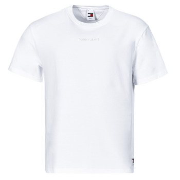 textil Hombre Camisetas manga corta Tommy Jeans TJM REG S NEW CLASSICS TEE EXT Blanco