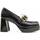 Zapatos Mujer Mocasín Leindia 84823 Negro