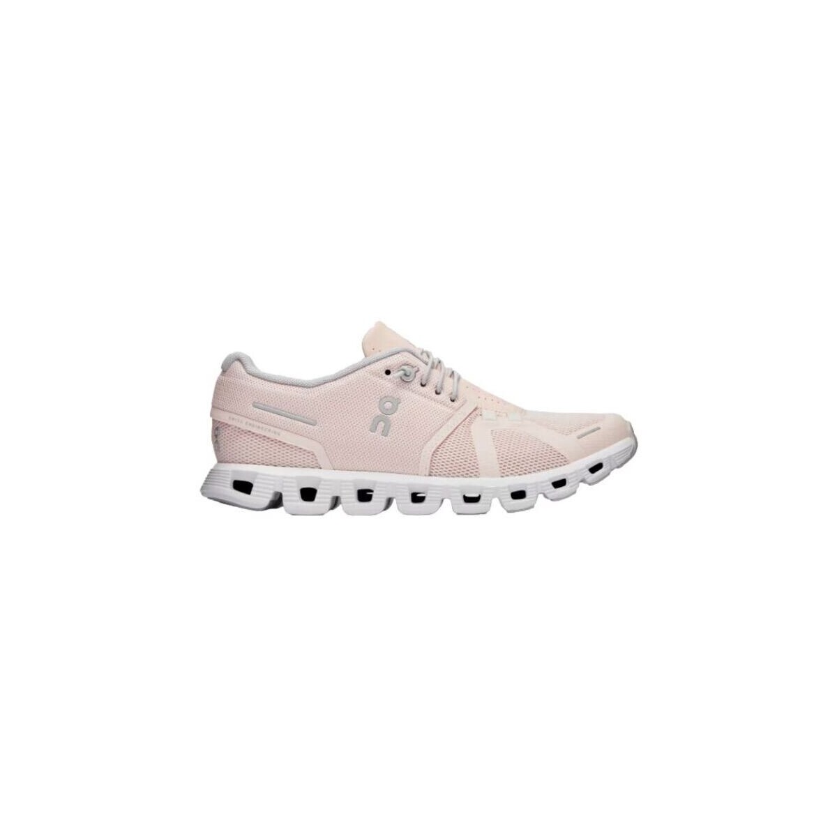 Zapatos Mujer Deportivas Moda On Running Zapatillas Cloud 5 Mujer Shell/White Rosa