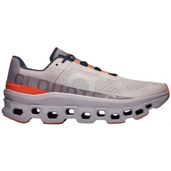 Zapatos Hombre Deportivas Moda On Running Zapatillas Cloudmonster Hombre Pearl/Flame Gris