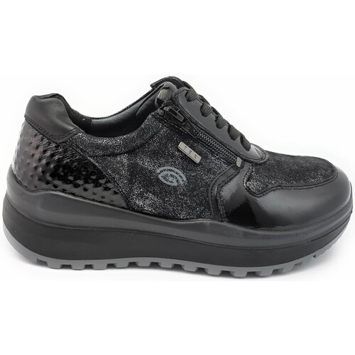 Zapatos Mujer Derbie G Comfort BLUCHER  9881-0 IMPERMEABLE LICRA-CHAROL Negro