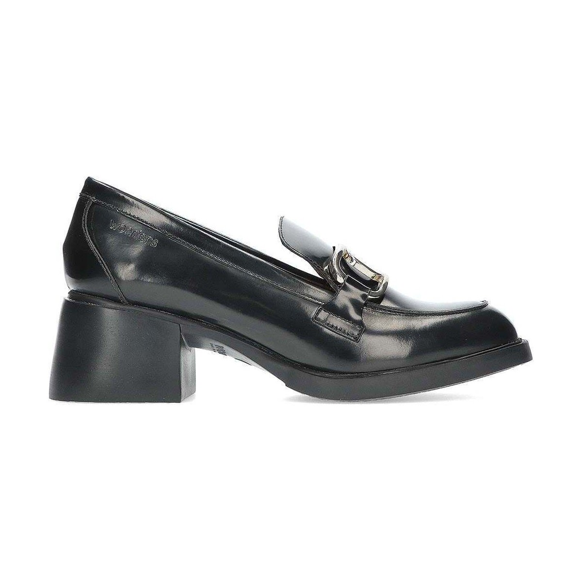 Zapatos Mujer Mocasín Wonders G6140 Negro