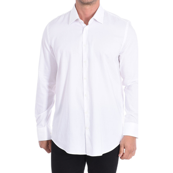 textil Hombre Camisas manga larga Daniel Hechter 182558-60200-701 Blanco