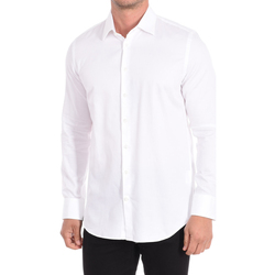 textil Hombre Camisas manga larga Daniel Hechter 182560-60200-702 Blanco