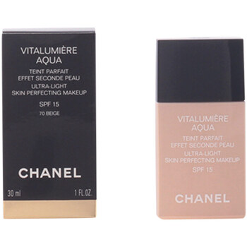 Belleza Mujer Base de maquillaje Chanel Vitalumière Aqua Teint Parfait 70-beige 
