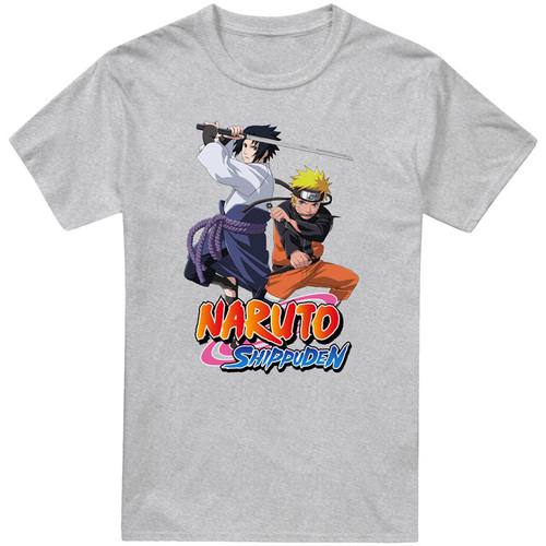 textil Hombre Camisetas manga larga Naruto TV2400 Gris