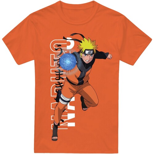textil Hombre Camisetas manga larga Naruto TV2423 Naranja