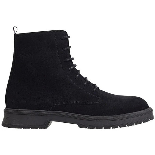 Zapatos Mujer Low boots Tommy Hilfiger Veterboot Suede Negro