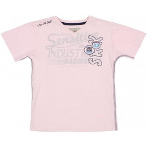 textil Niño Camisetas manga corta Srk T-shirt manches courtes garçon ECLAXO Rosa