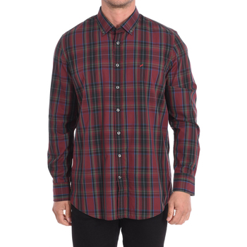 textil Hombre Camisas manga larga Daniel Hechter 182642-60511-700 Rojo