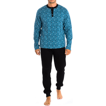 textil Hombre Pijama Kisses&Love KL30175 Azul
