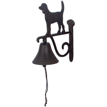 Casa Figuras decorativas Signes Grimalt Campana perro Negro