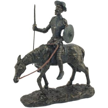 Casa Figuras decorativas Signes Grimalt Figura Don quijote caballo Negro