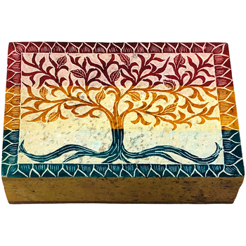 Casa Cestas / cajas y papelera Signes Grimalt Caja rectangular multicolor Multicolor