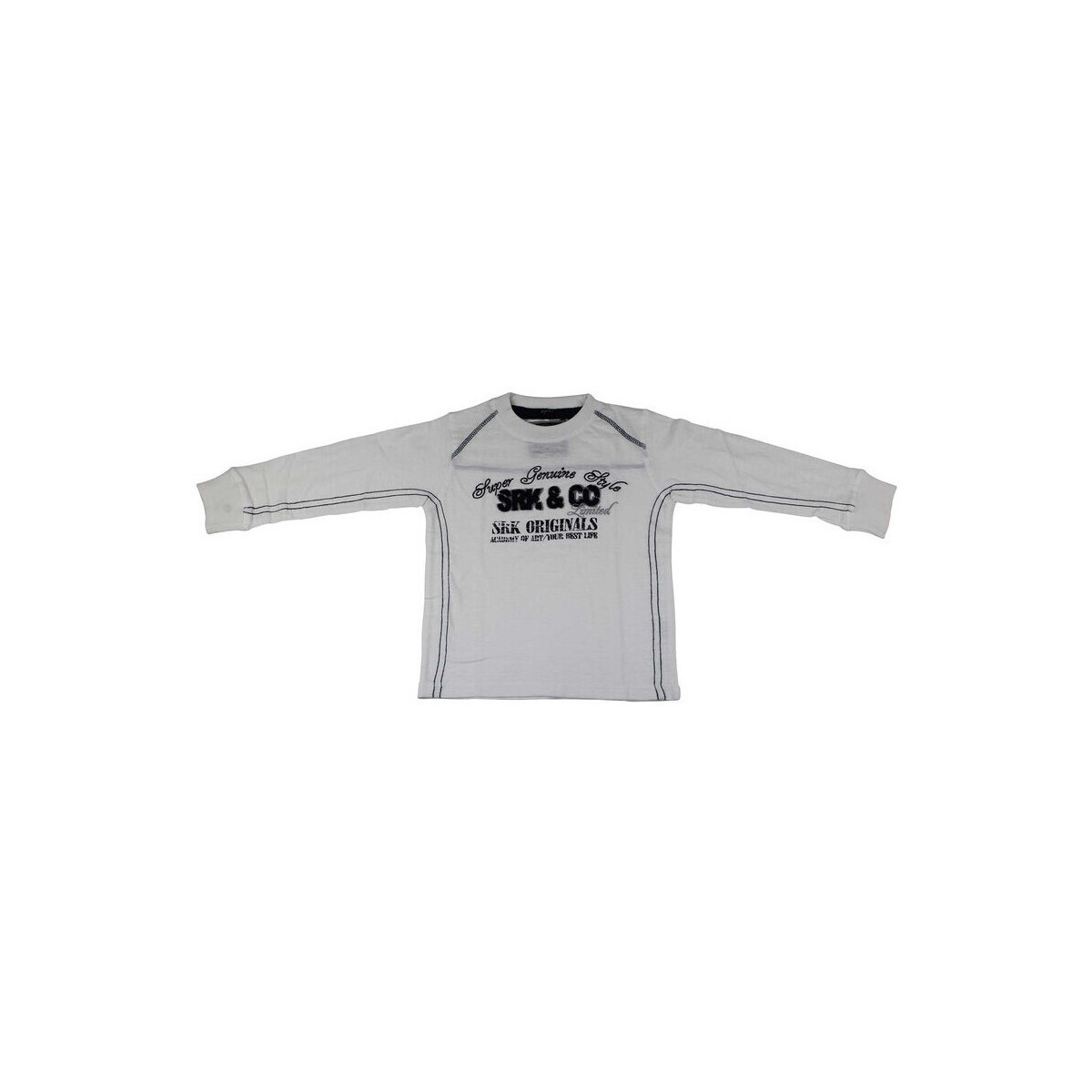 textil Niño Camisetas manga larga Srk T-shirt manches longues garçon ECANYON Blanco