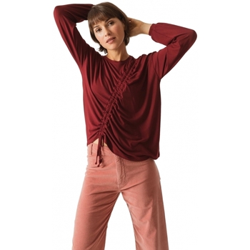 textil Mujer Sudaderas Skfk T-Shirt Bezi - Burgundy Burdeo