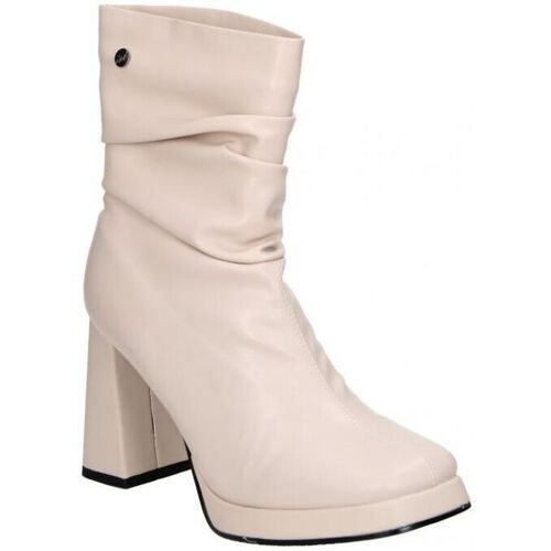 Zapatos Mujer Botines Isteria 23178 Beige