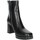 Zapatos Mujer Botas de caña baja Valleverde V46202 Negro